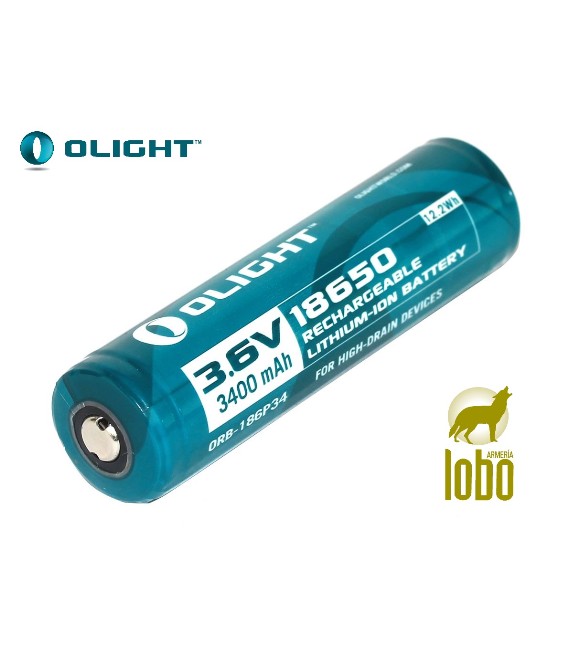 PILAS RECARGABLES OLIGHT 18650 3,7 v. 3.400 mAh