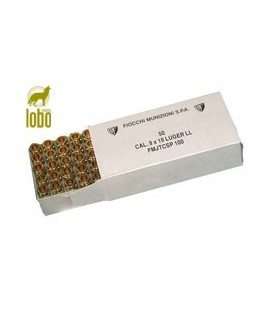 FIOCHI 9 MM PB LUGER SEMIBLINDADA 9 LARGO 100G (CAJAS DE 50)