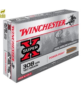 WINCHESTER 308 SUPER-X WIN POWER POINT 180G 