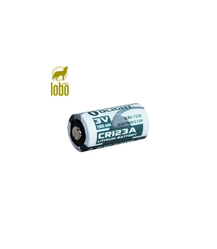 Batería recargable de litio Ledwave CR123A de 3V