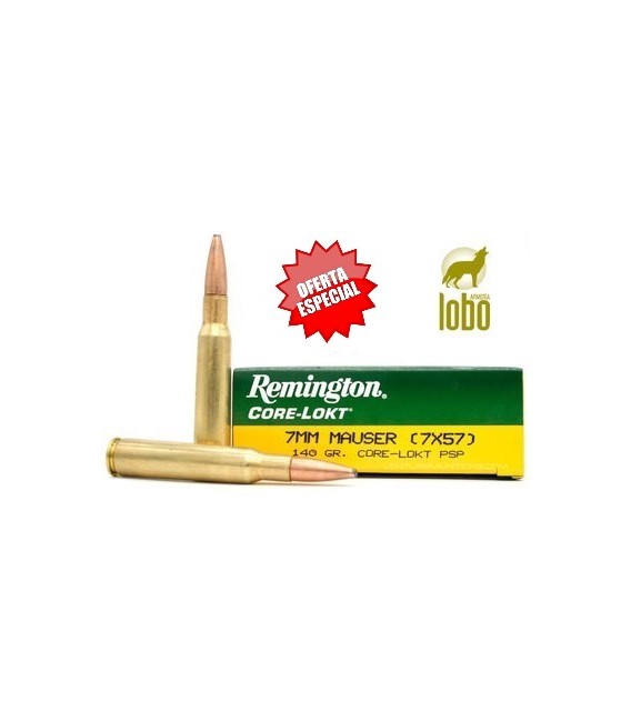 REMINGTON 7MM MAUSER (7X57) CORE LOKT 140G Y 150 GR