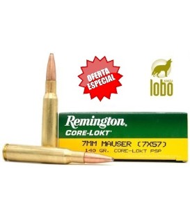 REMINGTON 7MM MAUSER (7X57) CORE LOKT 140G Y 150 GR