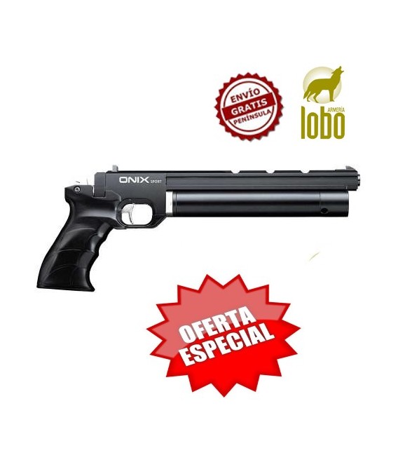 OFERTA!!! PISTOLA PCP ONIX SPORT- ALZA REGULABLE 