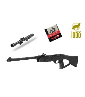 CARABINA GAMO DELTA FOX GT + VISOR 4X20 + 1 CAJA DE BALINES + 25 DIANAS