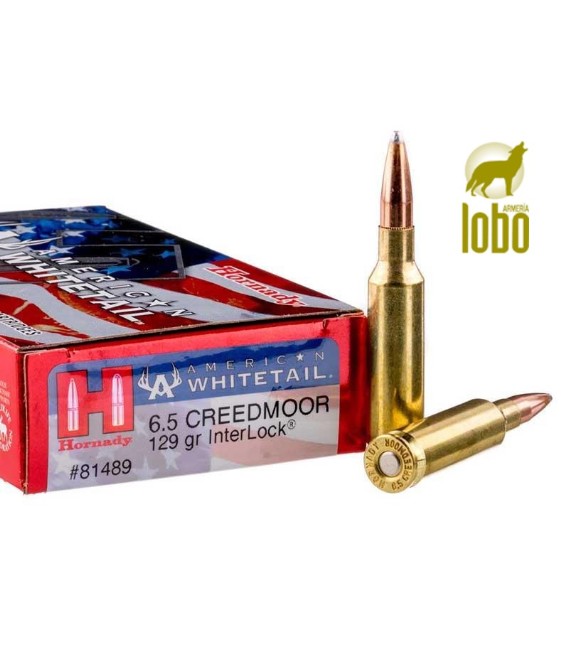 HORNADY WHITETAIL C/6,5 CREEDMOOR 129G ITERLOCK