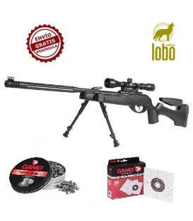 CARABINA GAMO HPA MI IGT + VISOR 3-9X40 WR + BIPODE + 1 CAJA BALINES + 25 DIANAS