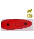 CANTONERA CERVELLATI SIN CHAPA GROSOR 12MM ROJO
