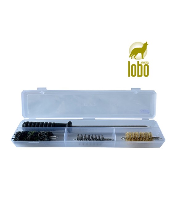ESTUCHE DE LIMPIEZA EN PLASTICO TRANSPARENTE PARA ESCOPETA