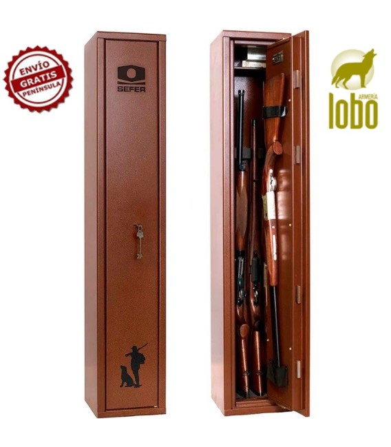 ARMERO SEFER SF104 PARA 5 ARMAS SIN VISOR NUEVA HOMOLOGACI