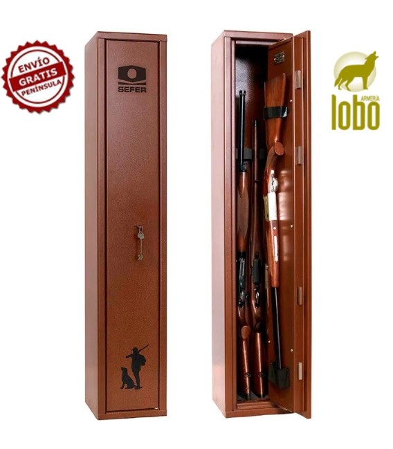 ARMERO SEFER SF100 PARA 5 ARMAS SIN VISOR NUEVA HOMOLOGACI