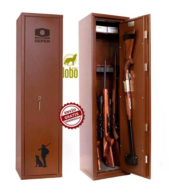 ARMERO SEFER SFV106 PARA 7 ARMAS CON VISOR NUEVA HOMOLOGACI
