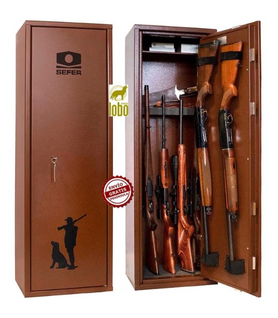 ARMERO SEFER SFV108 PARA 10 ARMAS CON VISOR NUEVA HOMOLOGACI