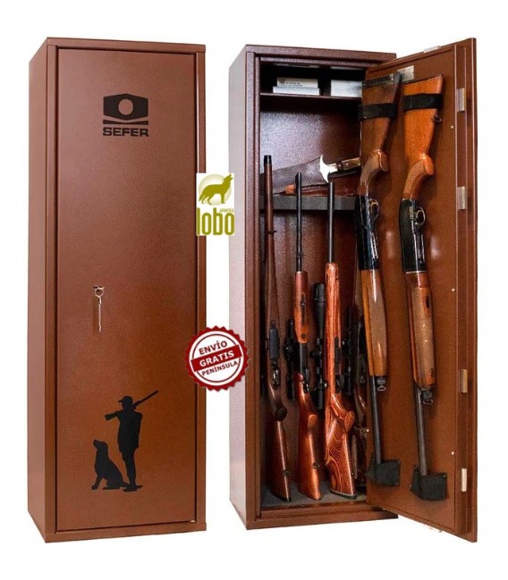 ARMERO SEFER SFV112 PARA 15 ARMAS CON VISOR NUEVA HOMOLOGACI