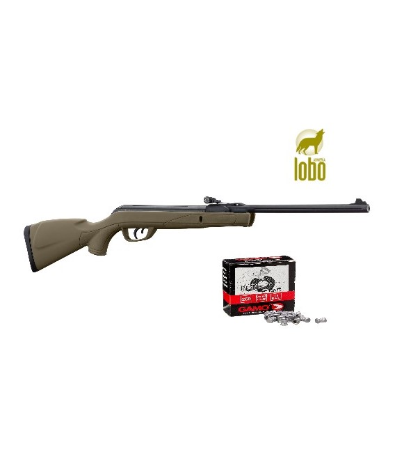 CARABINA GAMO DELTA KAKI CAL/4,5 + 1 CAJA DE BALINES